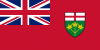 Drapeau de l'état américain de Ontario.